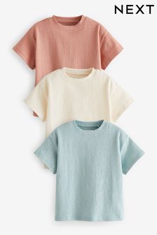 Short Sleeve T-Shirts 3 Pack (3mths-7yrs)