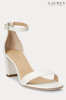 Lauren Ralph Lauren Logan Nappa Leather Sandals (698163) | $237