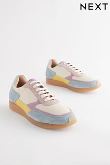 Cream chunky trainers hotsell