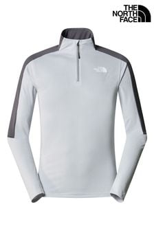 Grey - The North Face Mountain Athletics 1/4 Zip Long Sleeve Fleece (698455) | kr880