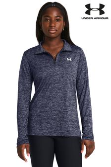 Under Armour Blue Dark Tech Twist 1/2 Zip Top (699183) | 261 SAR