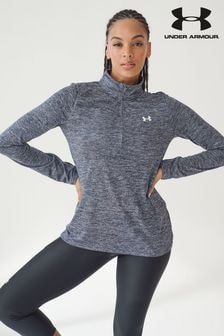 Under Armour Blue Dark Tech Twist 1/2 Zip Top (699183) | $70