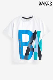 Baker by Ted Baker Letter White T-Shirt (699528) | TRY 369 - TRY 508