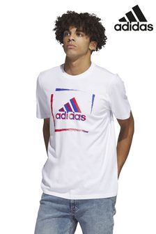Weiß - Adidas T-shirt (6N7525) | 31 €