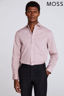 MOSS Regular Fit Pink Stretch Shirt (700122) | 110 zł
