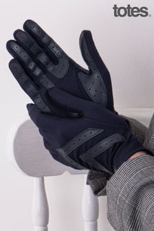 Totes Blue Isotoner Original Stretch Ladies Glove With Smartouch (700949) | SGD 39