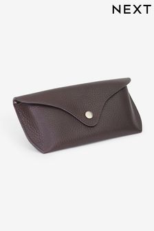 Brown Leather Glasses Case (700976) | €17