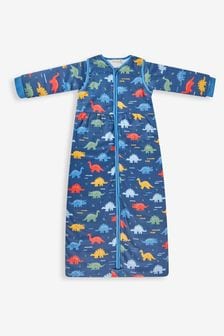 JoJo Maman Bébé Navy Dino 3.5 Tog Toddler Sleeping Bag (701259) | ₪ 211