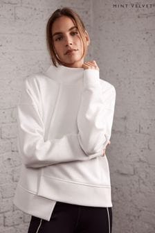 Mint Velvet White Funnel Sweatshirt (702431) | €109