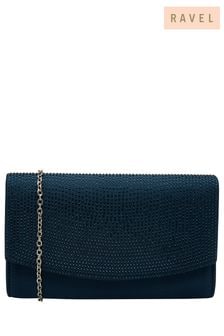Ravel Blue Clutch Bag with Chain (702745) | LEI 269