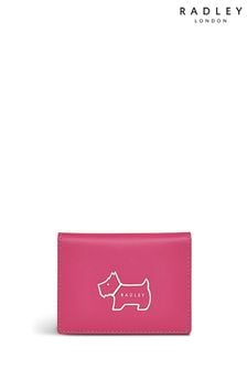 Radley London Pink Heritage Dog Outline Small Cardholder