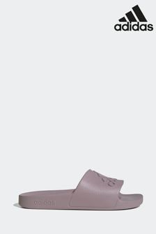 adidas Purple Sportswear Adilette Aqua Slides (703097) | $44