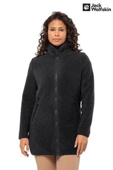 Jack Wolfskin High Curl Fleece Black Coat (703405) | $188