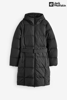 Jack Wolfskin Frozen Lake Long Padded Black Jacket (703565) | ₪ 1,257