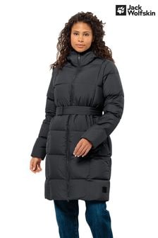 Jack Wolfskin Frozen Lake Long Padded Black Jacket (703565) | $428