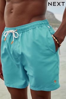 Turquoise Blue Palm Logo Essential Swim Shorts (704702) | 530 UAH