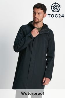 أسود - معطف Glenton طويل مقاوم للماء من Tog24 (705630) | 62 ر.ع