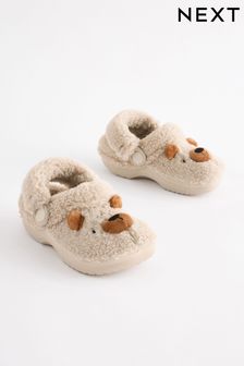 Boys Slippers Natural Slip On Footwear Next Gibraltar