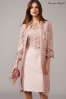 Phase Eight Pink Mariposa Lace Coat (707156) | €114