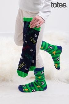 Totes Green Toasties Kids Original Socks (707326) | $14