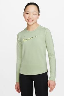 Nike Green Dri-FIT One Long-Sleeve Base Layer Top (708151) | €47