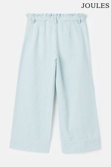 Joules Georgia Blue Striped Wide Leg Trousers (708791) | OMR18 - OMR20