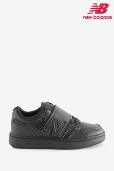 New Balance Black Boys Bungee Lace with Top Strap 480 Trainers (708834) | €79