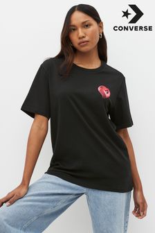 Converse Black Graphic Logo Back Print T-Shirt (709574) | €38