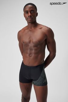 Speedo Black Medley Logo Mens Aquashorts (709579) | $44