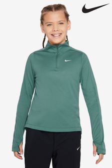 Verde - Nike Dri-fit Long-sleeve 1/2 Zip Top (709827) | 57 €