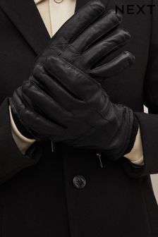 Черный байкерский - Кожаные перчатки (709920) | 16 370 тг