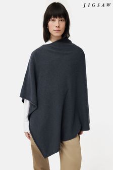 Jigsaw Wool Cashmere Blend Poncho (710321) | AED610