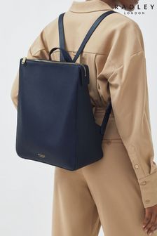 Radley London Blue Westwell Lane Medium Zip-Top Backpack