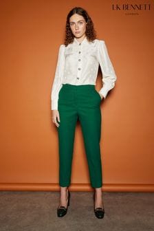 LK Bennett Mariner Lenzing™ Ecovero™ Viscose Blend Trousers