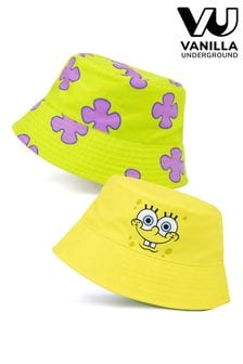 Vanilla Underground Yellow Spongebob Licensing Reversible Bucket Kids Hat (710800) | €22