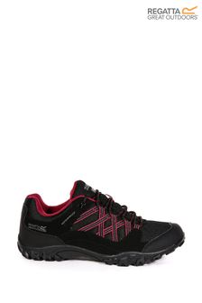 Regatta Lady Edgepoint III Black Waterproof Walking Shoes (711513) | $81