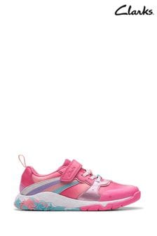 Girls Trainers Clarks Pink Footwear Next Luxembourg