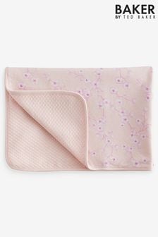 Розовое одеяло с цветочным принтом Baker by Ted Baker (712206) | €37