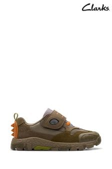 Clarks Green Standard Fit (F) Steggy See Shoes (712547) | €70 - €77