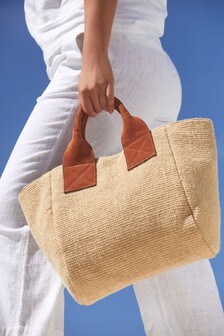 Jute Hand Held Shopper