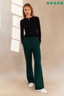 Boden Green Ponte Flare Trousers (712916) | 65 €