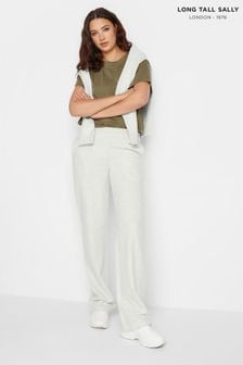 Siva - Long Tall Sally hlače za prosti čas s širokimi hlačnicami (713714) | €32
