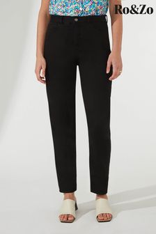 Ro&Zo Black Straight Leg Jeans (714670) | $114