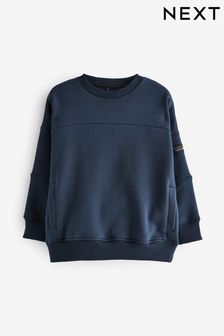 Blue Sweatshirt Utility Crew Sweatshirt (3-16yrs) (715788) | €14 - €18