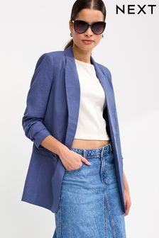 Relaxed Fit Edge to Edge Blazer