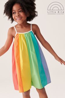 Little Bird by Jools Oliver Rainbow Striped Playsuit