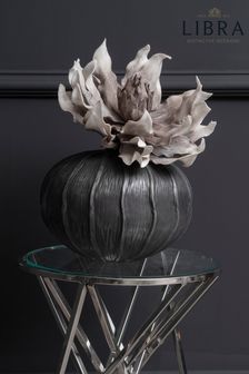 Libra Black Pelham Squat Textured Vase (717123) | ₪ 463