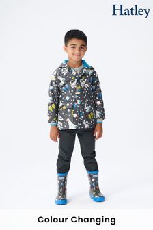 Hatley Grey Outer Space Colour Changing Raincoat (717304) | €31