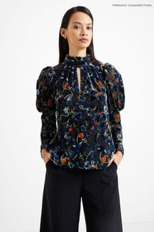 French Connection Avery Burnout Top (717535) | 341 QAR