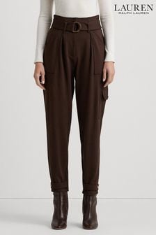 Lauren Ralph Lauren Brown Cargo Trousers (717710) | 722 zł